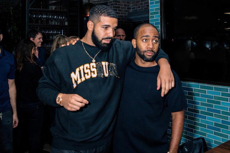 drake college sweatshirt